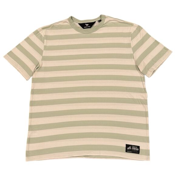 Paper Planes Breton Stripe Shirt Green Greatness Is A Process Roc Nation Size L - Picture 1 of 4